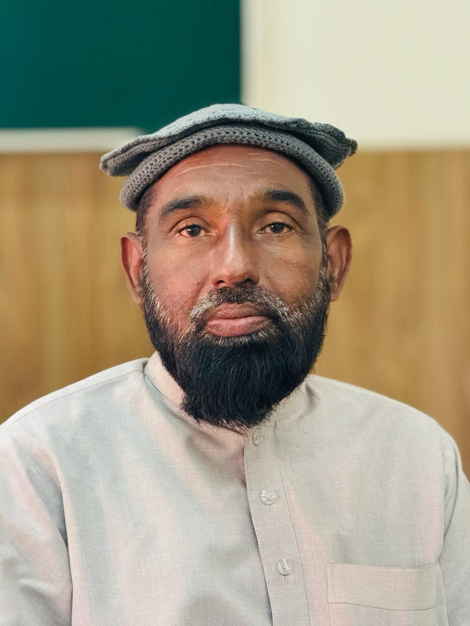 Team member Mr Khawaib Hussain