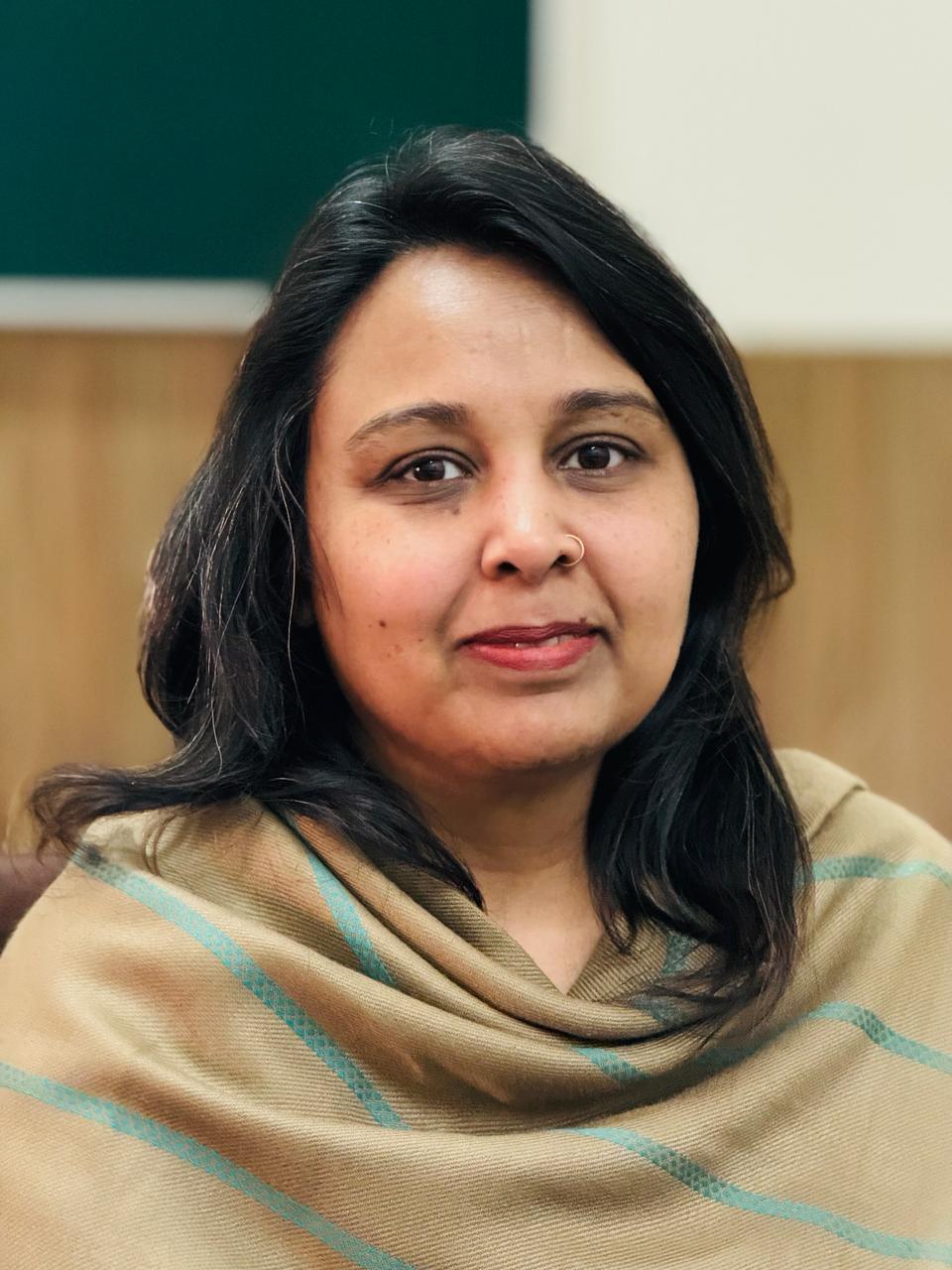 Team member Mrs Sadia Rahat Saeed