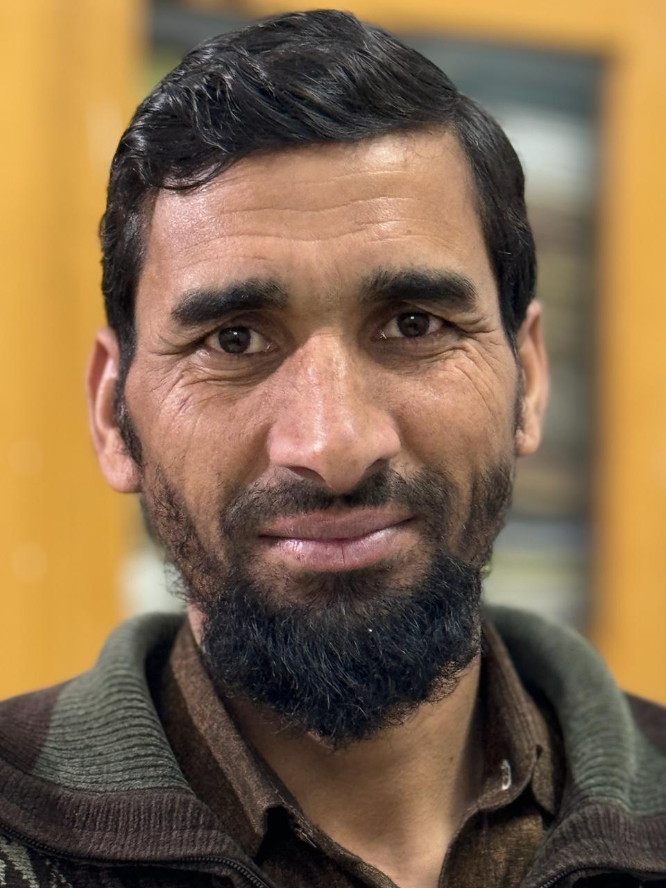 Team member Muhammad Shiraz